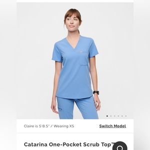 Figs Catarina Scrub Top. Medium